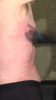 Slave Whipping, Electric Shock Game by Young Mistress