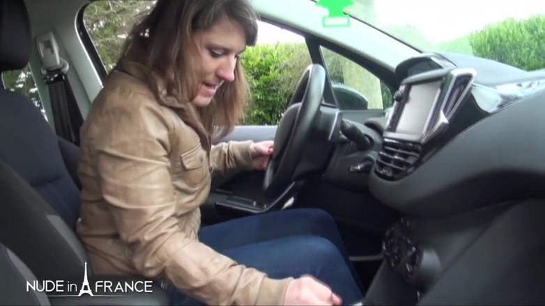 Nude in France: Melody gets anal fucked by big cock of the mechanic !
