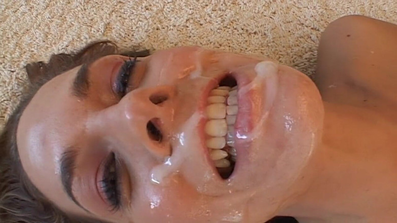 LetsGoEroticOnly: Slut sucks dicks while getting fucked to a facial in...