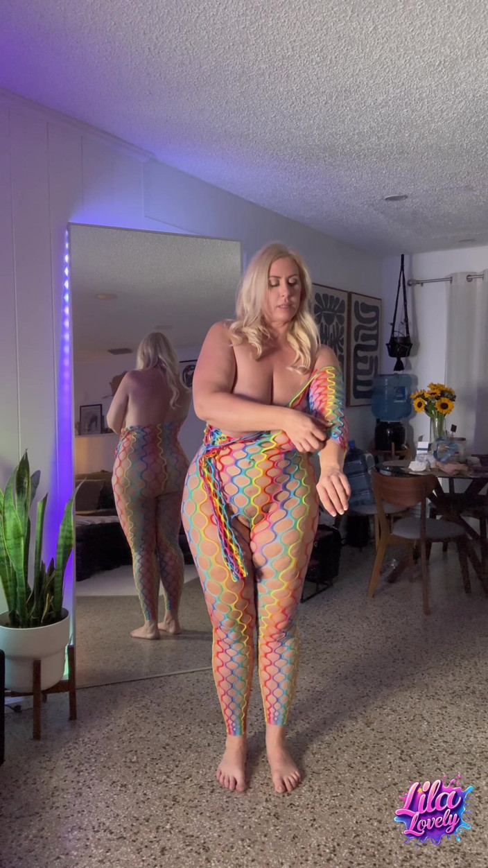 Lila Lovely: Busty MILF Wishlist Try-on Haul: Bodysuits &amp; Crotchless Body Stockings