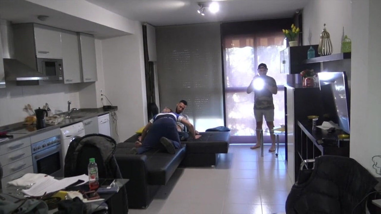 Gaybareback: Angel Cruz fucked bareback by Koldo Goran