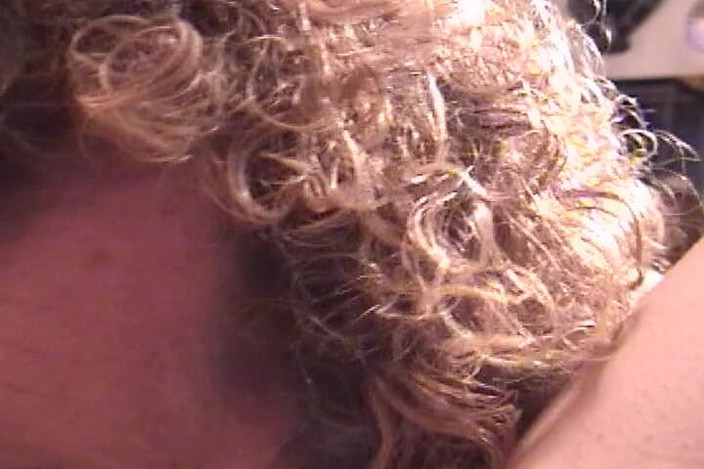 Vintage Life: Enormes tetas loira gosta de sexo hardcore com dois caras