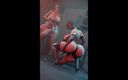 Velvixian3Futanari: Jill Valentine et Ada Twerking (pas de son) (futa shemale)