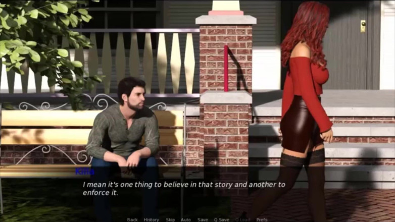 Visual Novels: Pine falls part 8