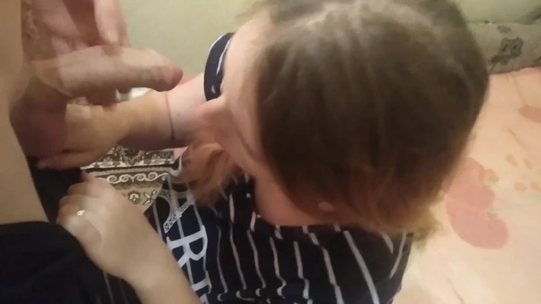 SweetAndFlow: Cumshot Classmate Mouth Full of Sperm After College