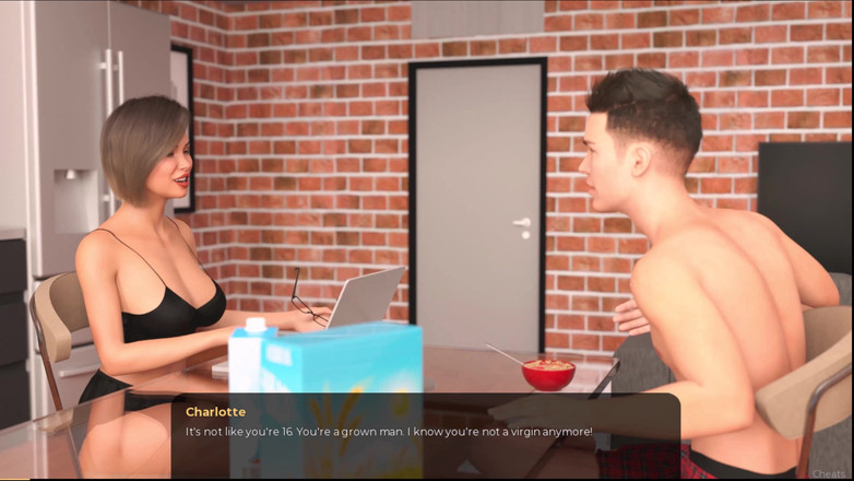 Johannes Gaming: 没有更多的现金#1：约翰尼斯倒在Tris上，他的鸡巴滑了出来