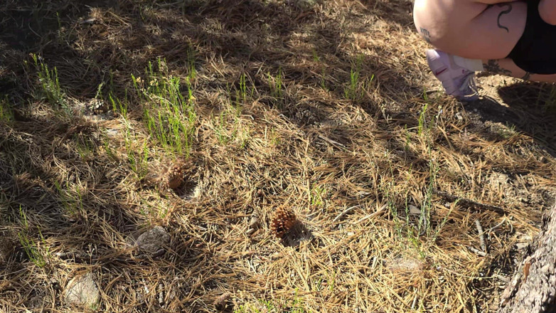 Blake Jones: Desperate Hiker Girl Gets Caught by Hot Red Head