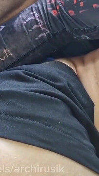 A Passerby Boss Fucked a Transsexual Sissy Femboy While Driving a Car, Squirting Semen Onto Her Stockings.