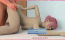 3D Cartoon Porn: Ajutând Hotties Time Poveste 15 - Interviu sexual cu Belle, partea 2