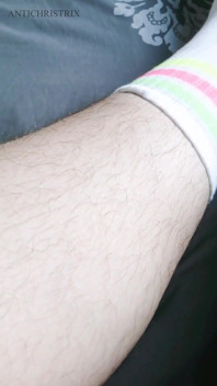 All Natural Leg Tease Hairy and Sensual