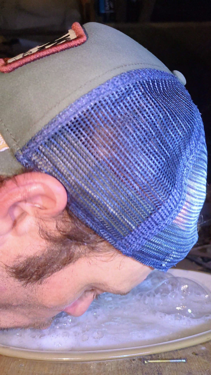 Deepthroat Madness: Making Lot's of Bubbles with a Huge Pile of Saliva