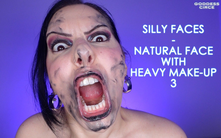 Goddess Circe: Silly Faces - Natural Face with Heavy Make-up 3