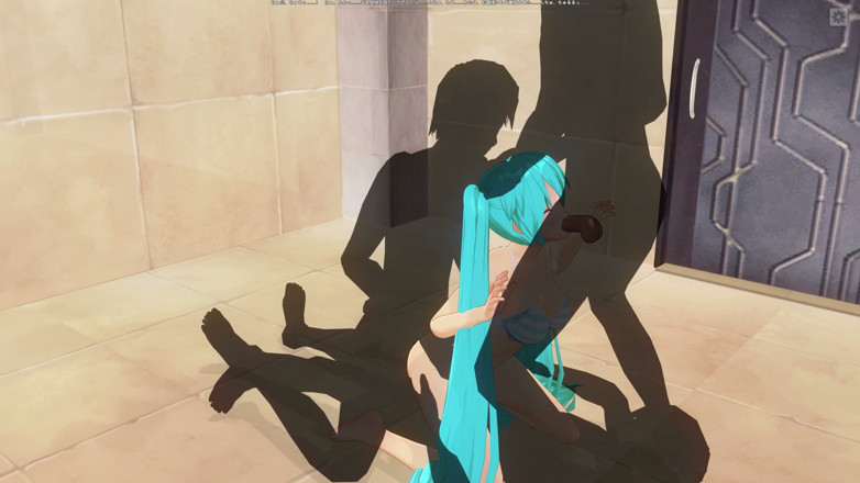 H3DC: 3D Hentai Miku trippel penetration