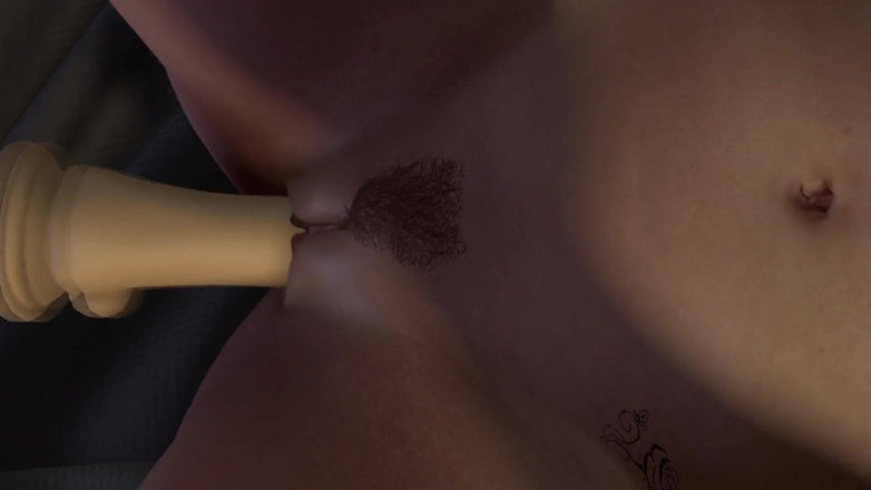 Wraith ward: Stepmom on Her Bed with Her Dildo