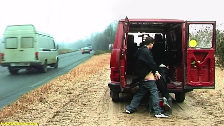 Goldwin pass: Crazy German couple fucking on street