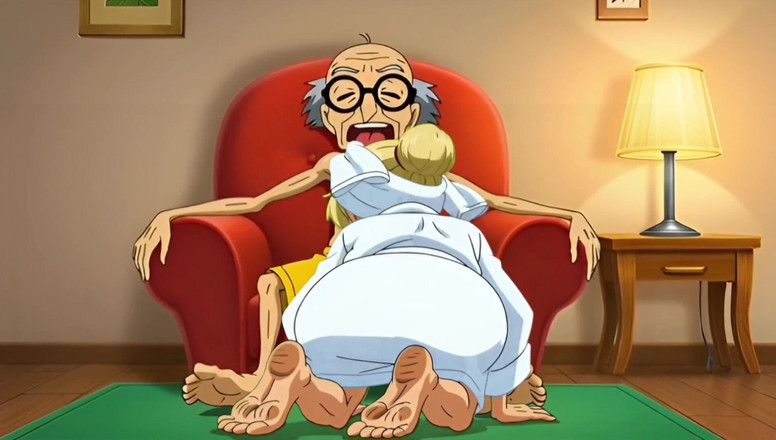 Octopussy Lovers Club: Замужнюю Бабушку-нудистку Трахнул В Большую Задницу Сводный Брат Ее Мужа Прямо На Кухне - Хентай