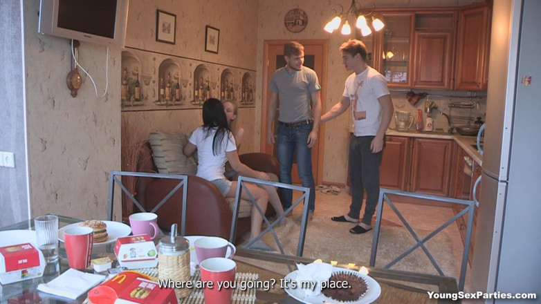 Young Sex Parties: Teens fuck in pairs and more