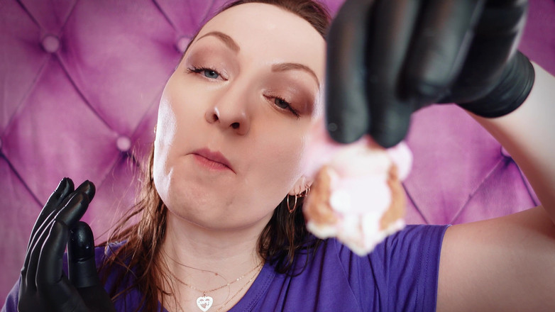 Arya Grander: Asmr: Divorare fetish giantessa vibrare Mukbang video Sfw con i...