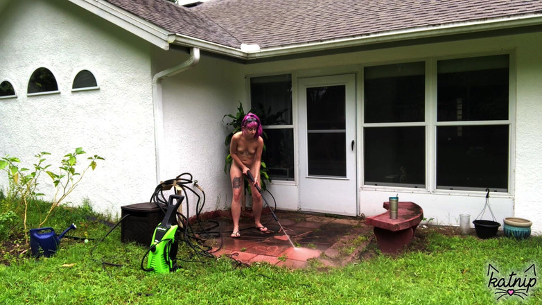 kactus kutie: Lavando a energia da minha varanda nua