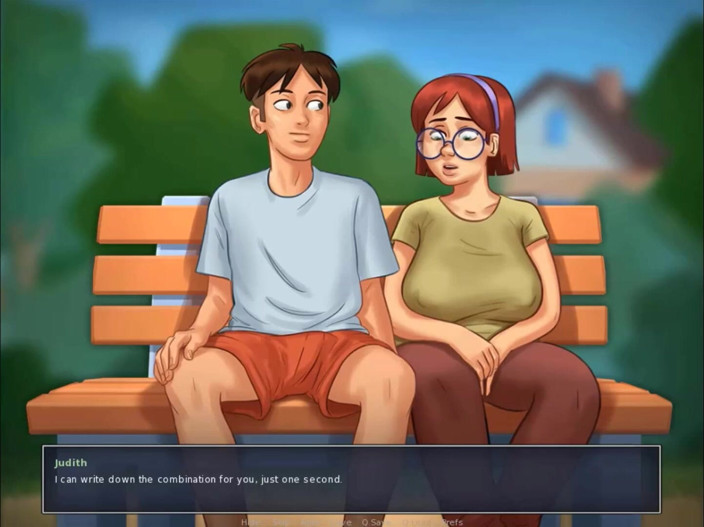 Cartoon Play: Summertime saga part 217 - selfie
