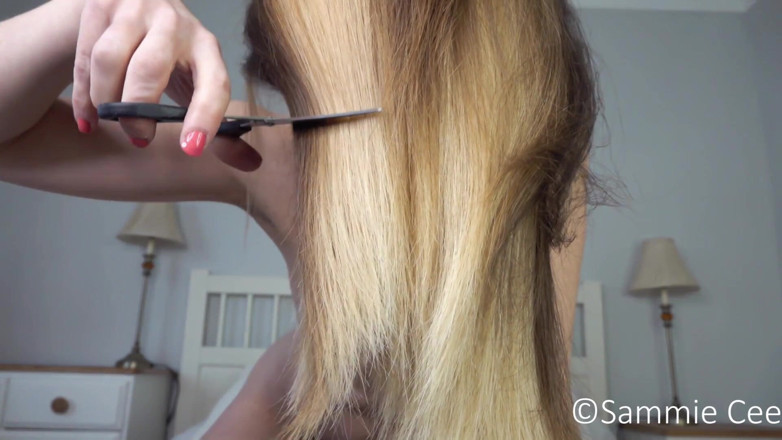Sammie Cee: Hair fetish brushing and cutting