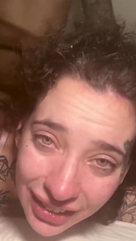Tattooed Submissive Can't Control Her Excitement as She Receives Rough Sex!