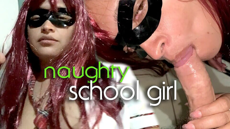 JazminGold: Cattiva ragazza del college studia una buona gola profonda per...