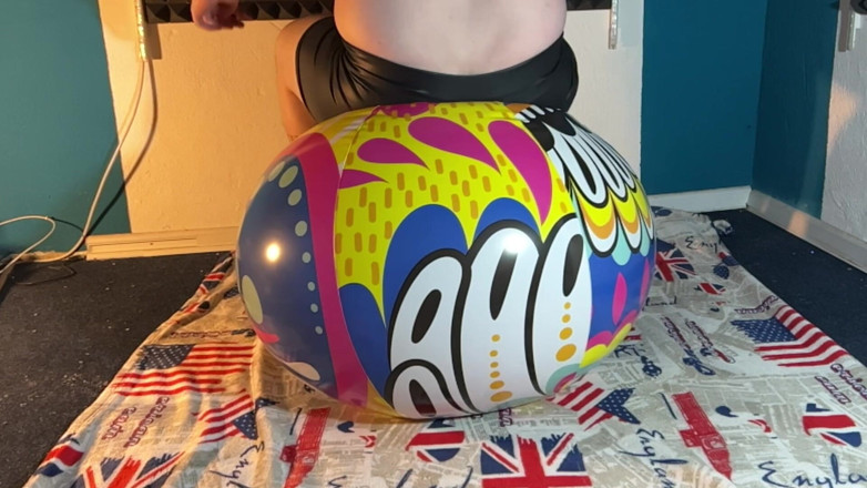 BeachBallsDuo: 3 obrovské 100cm plážové koule rozdrceny námi! 2 kamery s slowmo