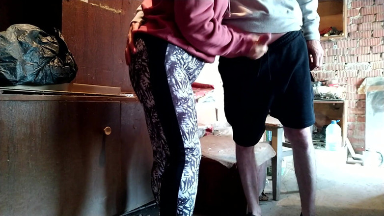 OurFetishLife: Fucking and cumming on my neighbor in an abandoned building