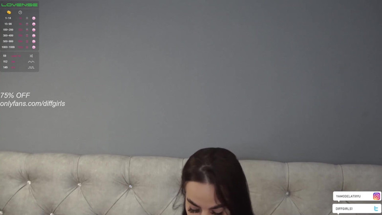 Diffgirls: Webcam show tieten bloot