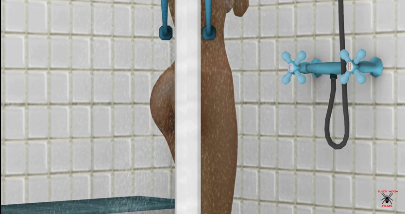 Sofia Cyreide: Wet dreams II part 5 (the shower) english