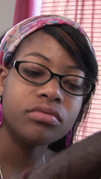 Black Dude Eats and Fucks Hot Black Teen's Pussy in His House