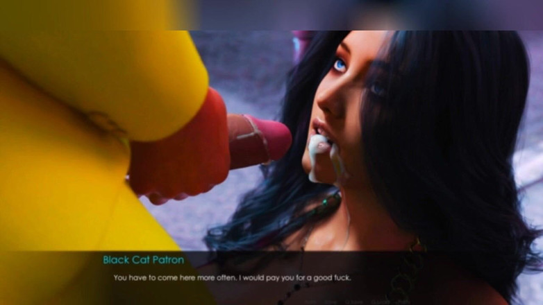 3DXXXTEEN2 Cartoon: Anna s'essaye au quartier rouge. Dessin animé porno en 3D, sexe