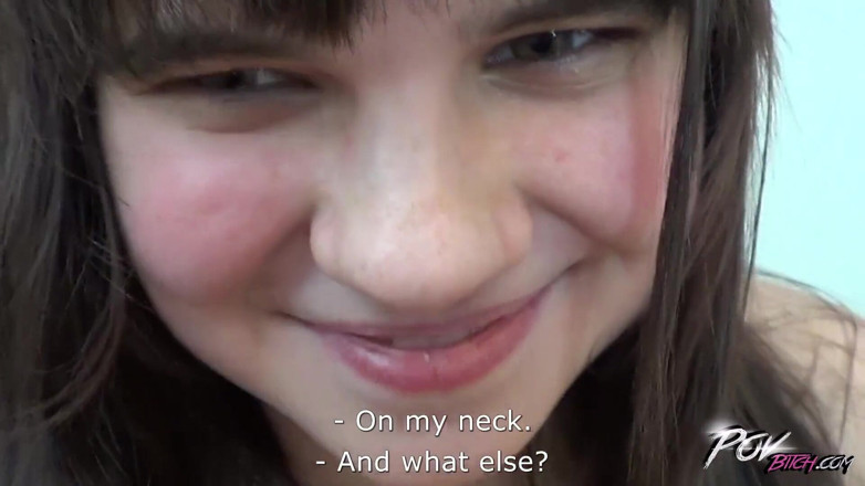POV Bitch: Chubby super horny babe fuck stranger extremely hard to cum...