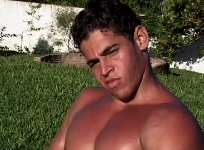 Bareback TV: Thick latino boy masturbation