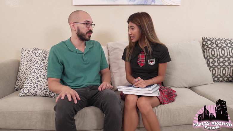 Sluts Around Town: Student Aced Her Tests and Wants to Fuck Her Tutor