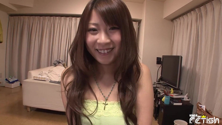 Pure Japanese adult video ( JAV): Busty Japanese teen masturbates using a electric toothbrush on the...