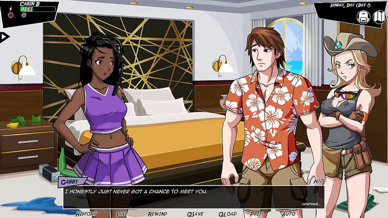 Dirty GamesXxX: 파라다이스 정욕: 요트에서 새로운 소녀를 발견했습니다 - ep. 4