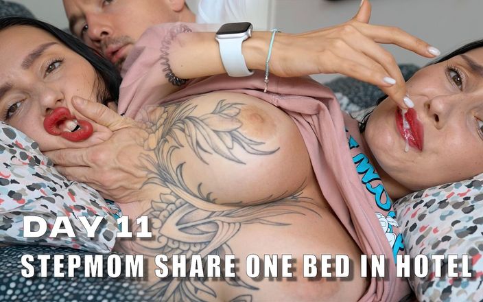 Kisscat: Day 11 - StepMom Shares Hotel Room with StepSon and Gets Surprise...