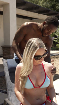 Sexy MILF Fucks Hot Stranger on Vacation by the Pool