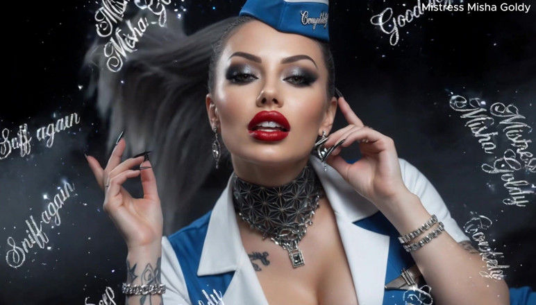 Goddess Misha Goldy: 두 손가락과 완전한 브레인스토밍
