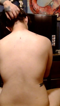 Nervous Babarella Cutting Short Hair Shaving