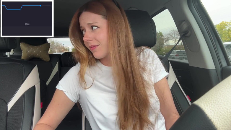 Nadia Foxx: Braless Pit Stop in the Drive Thru with My Lush...