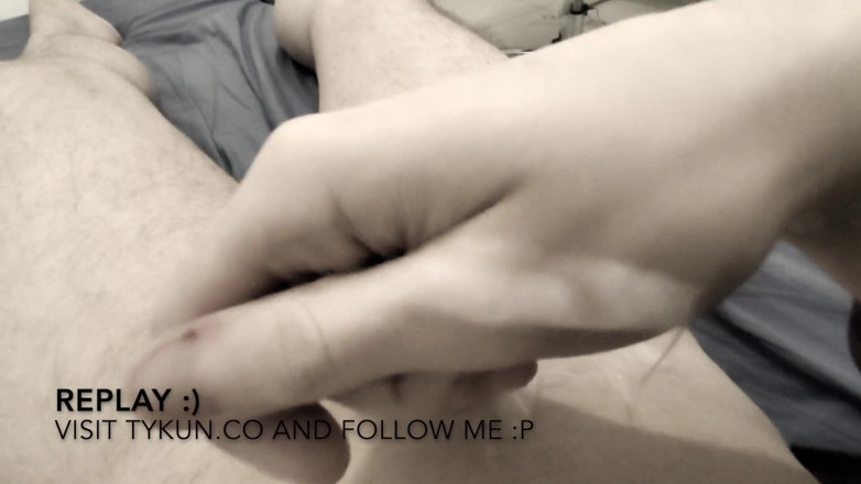 Tykun: Big dick masturbation and cum with dirty talk