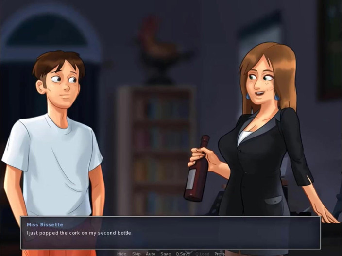 Cartoon Play: Summertime saga parte 141 - scopo l'insegnante di francese dopo le lezioni