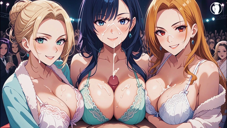 Numb AI art: Piękne, Gorące Kobiety Robiące Hiszpański Z Pięknymi Piersiami - Ai Arte