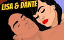 Back Alley Toonz: Il culo grosso di lisa accoglie dante a casa con...