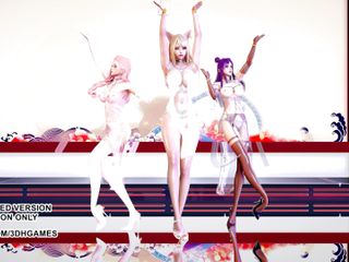 3D-Hentai Games: Garnidelia - Avra K&#039;Davarah KDA Ahri Kaisa Seraphine sexy hot dance