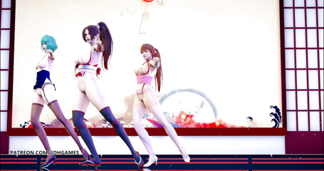 3D-Hentai Games: GigaReolEVO - Addiction striptease Mai Shiranui Tamaki Kasumi