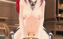 Smixix: Genshin Impact Keqing Sex Hentai Mmd 3D Red Hair Color Edit...
